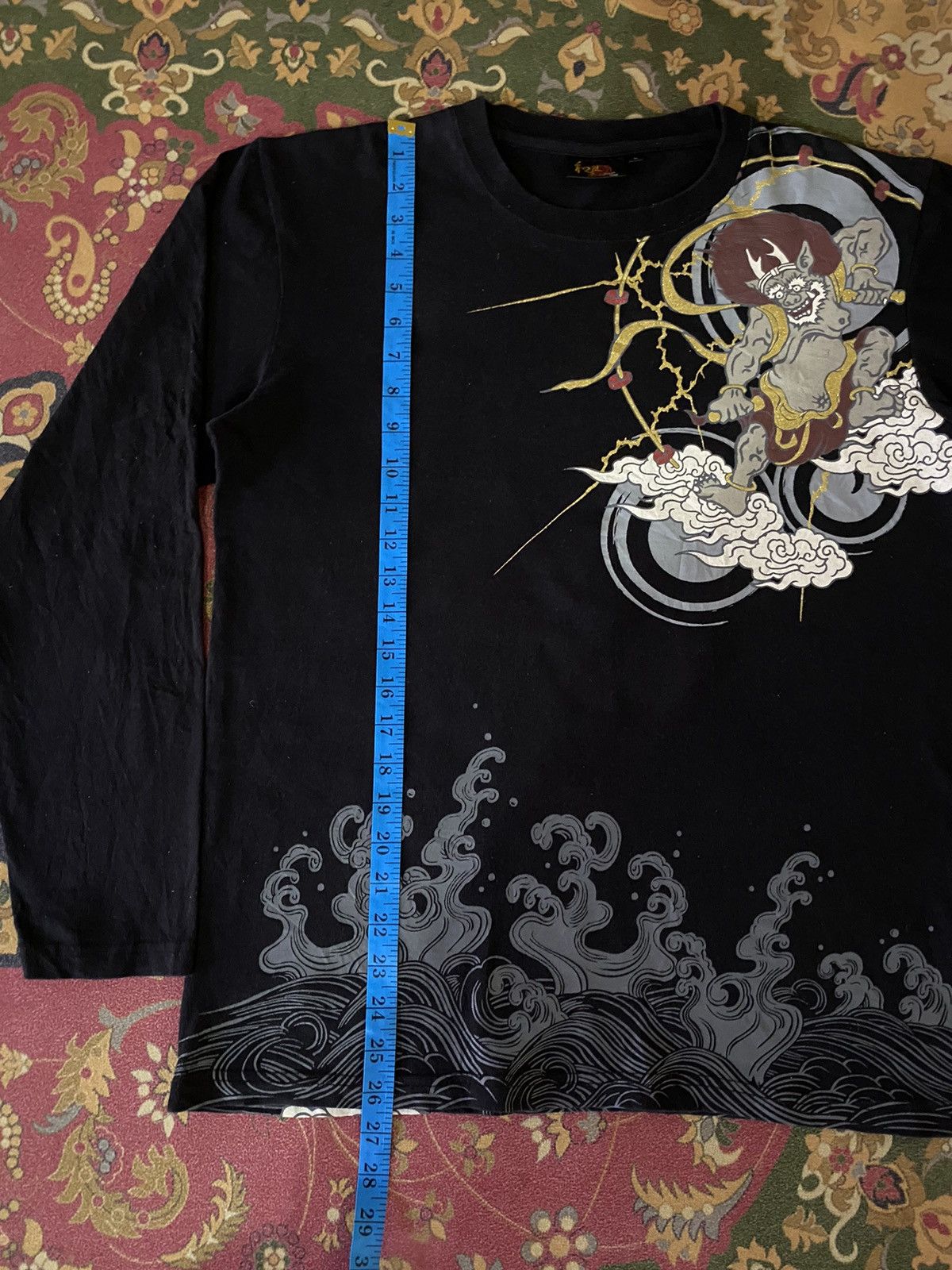 Bullet Noise × Japanese Brand Vintage Japanese Brand Bullet Noise Over Print Sukajan Style Size US M / EU 48-50 / 2 - 11 Thumbnail