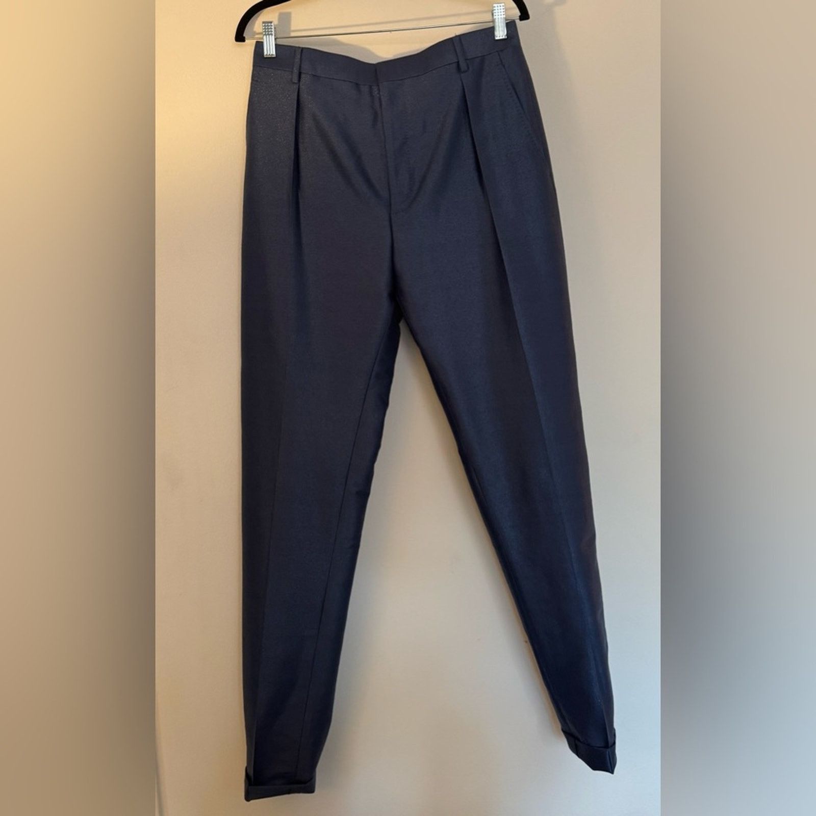 Lanvin Lanvin NWT Men's Blue Trousers Size US 30 / EU 46 - 1 Thumbnail