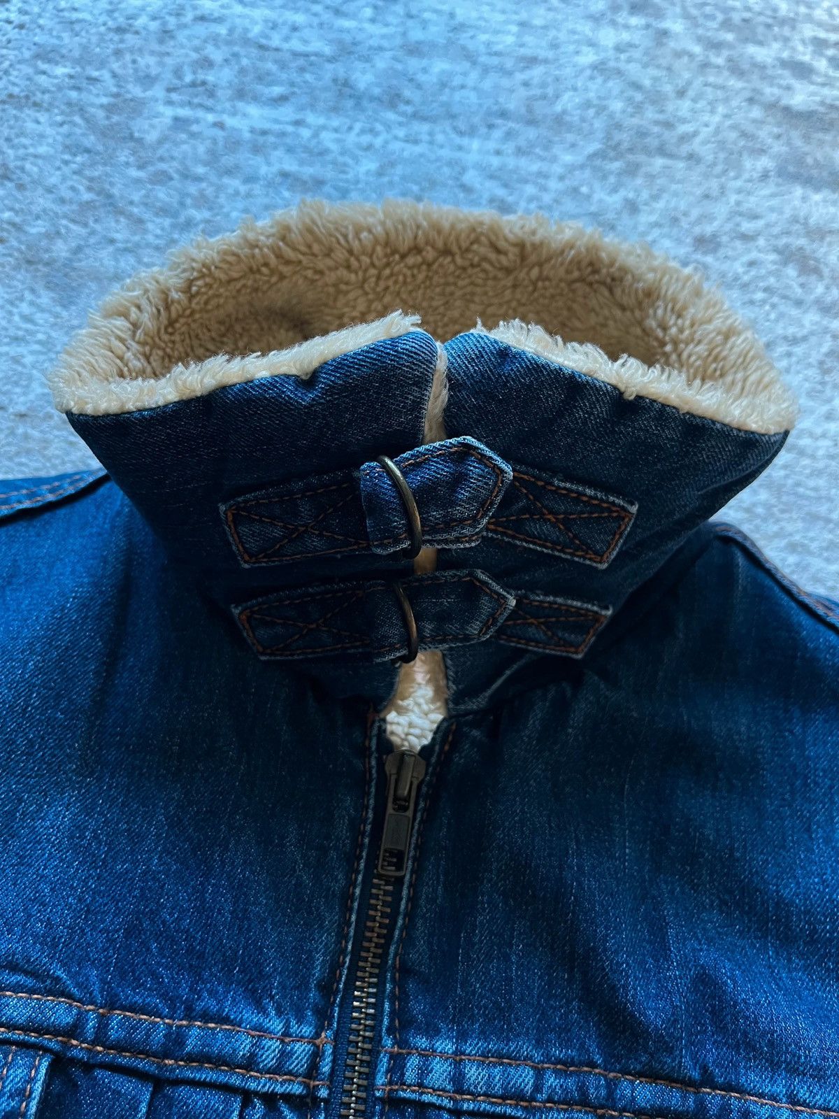 Levi's Levi's 73696 03 Sherpa Boxy Jeans Denim Jacket 2003 Rare Size S / US 4 / IT 40 - 7 Thumbnail