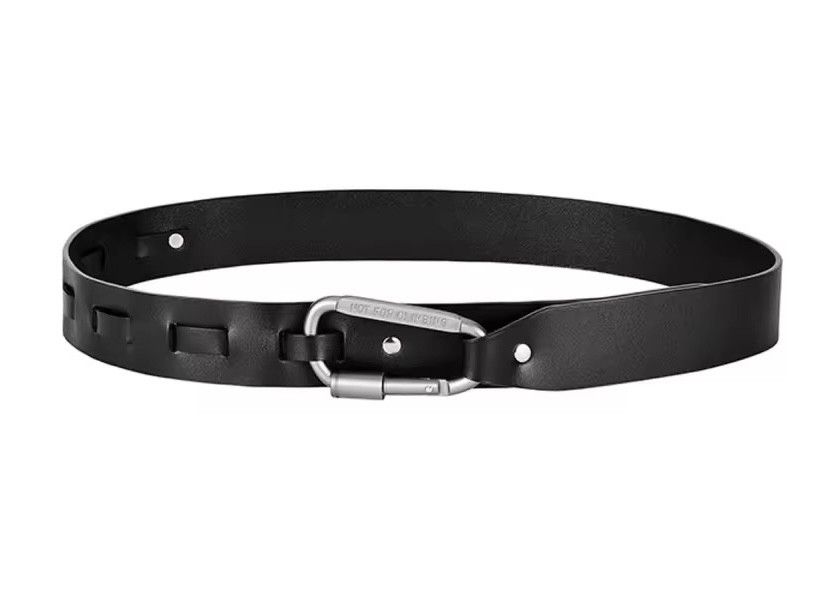 Leather × Vintage PU Leather Carabiner Belt Size ONE SIZE - 3 Thumbnail