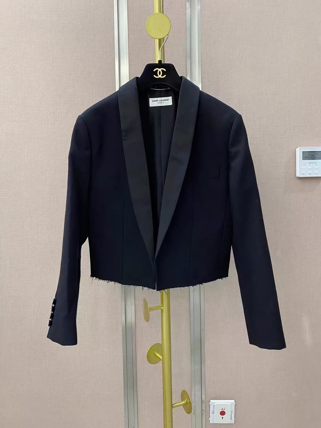 Saint Laurent Paris Saint Laurent Paris Wool short jacket Size US XS / EU 42 / 0 - 1 Thumbnail