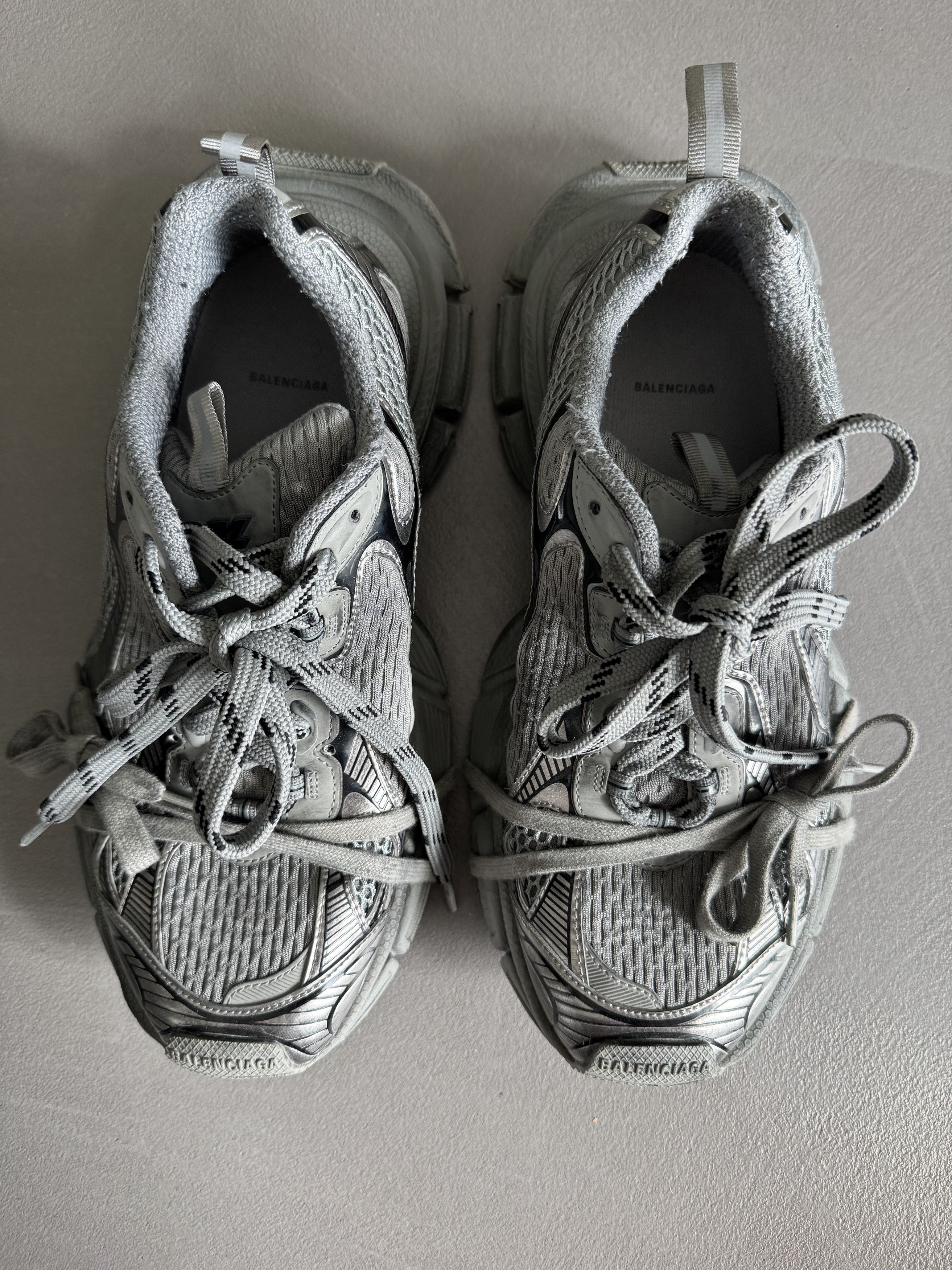 Balenciaga Balenciaga 3XL Sneakers Grey Silver Size US 10 / EU 43 - 5 Thumbnail