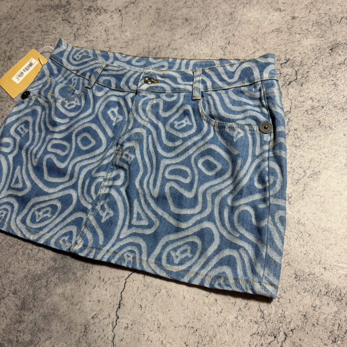 John Galliano NEW Galliano Y2K 00s Mini Shorts Size 28" / US 6 / IT 42 - 3 Thumbnail
