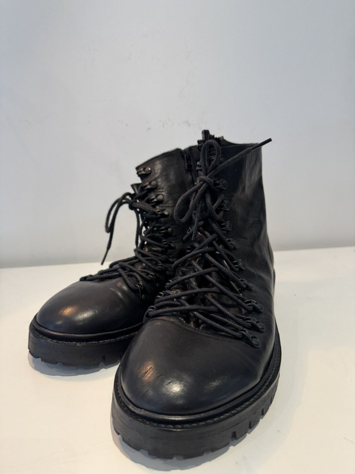 Yohji Yamamoto Yohji horse leather trekking boots Size US 10 / EU 43 - 1 Thumbnail