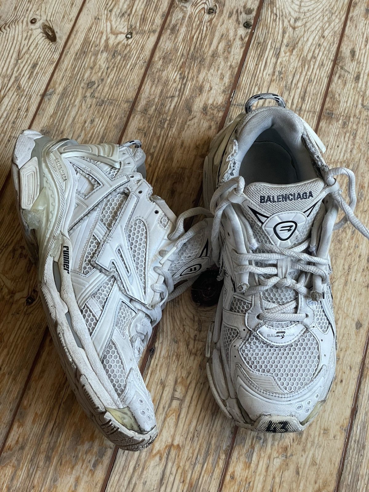 Balenciaga Balenciaga runner white Size US 9.5 / EU 42-43 - 5 Thumbnail