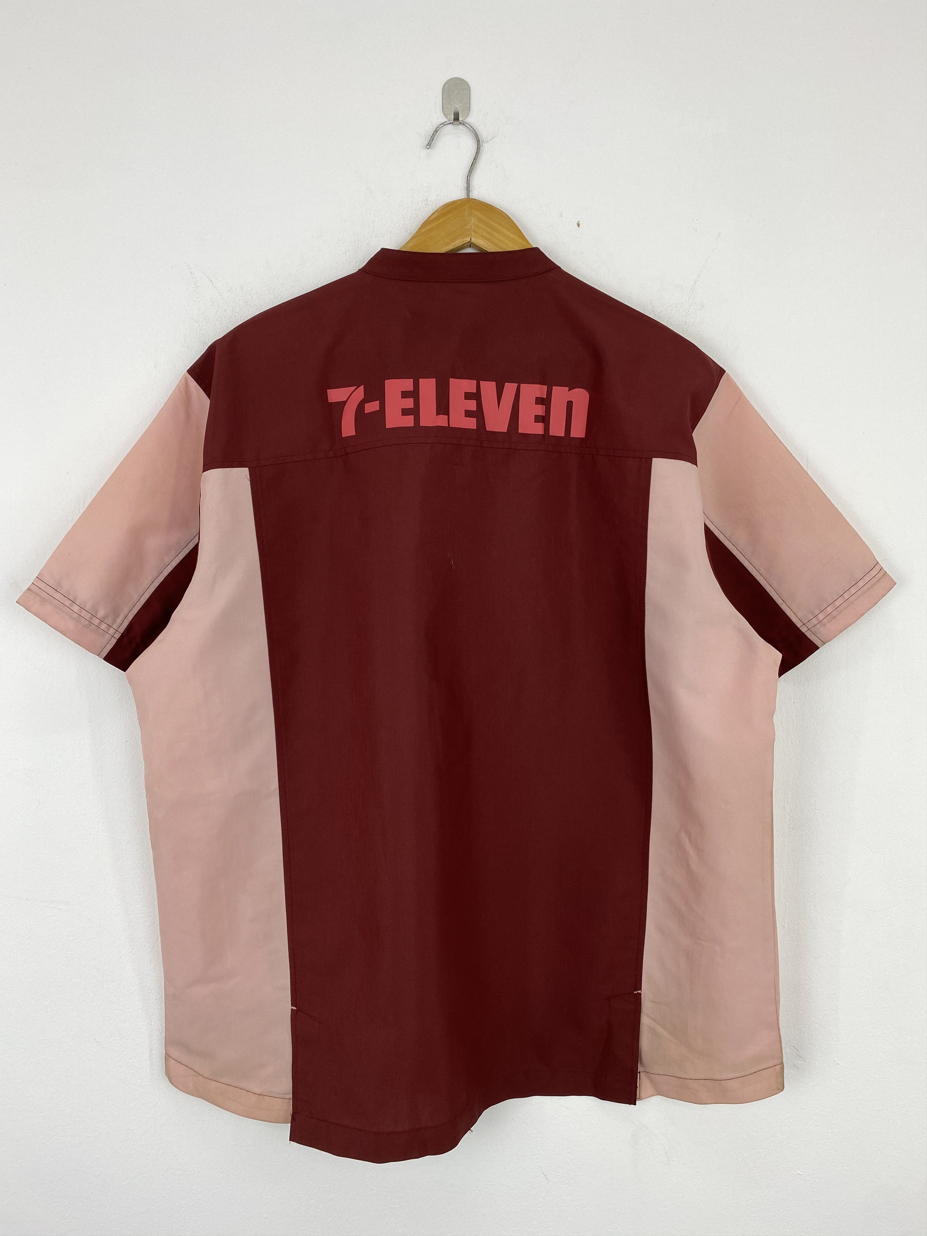Japanese Brand × Vintage Vintage 7 Eleven Worker Jacket Shirt Short Sleeve J1975 Size US XXL / EU 58 / 5 - 3 Thumbnail
