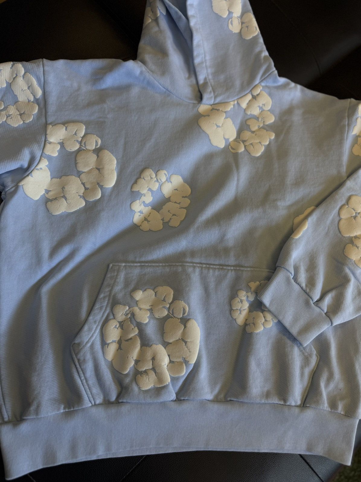 DENIM TEARS Denim Tears Cotton Wreath Hoodie Size M Blue (NEW) Size US M / EU 48-50 / 2 - 4 Thumbnail