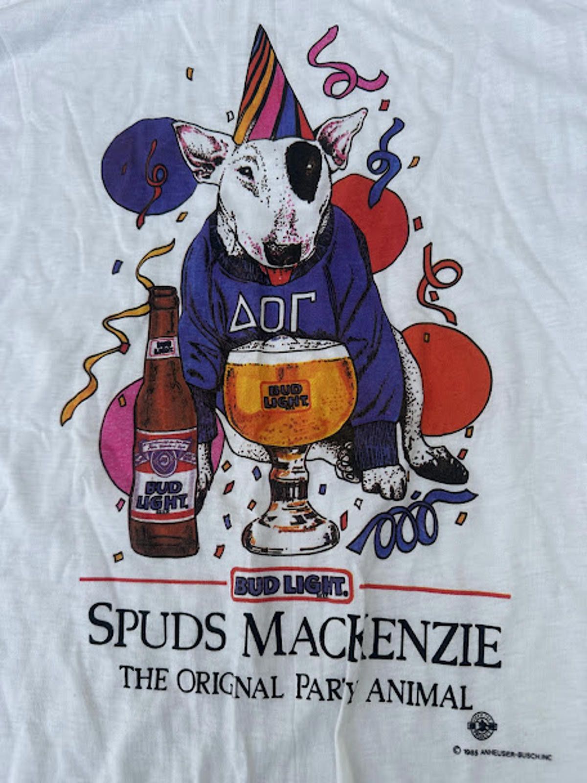 Other 1985 Spuds MacKenzie Bud Light Tee XL USA Size US XL / EU 56 / 4 - 3 Thumbnail