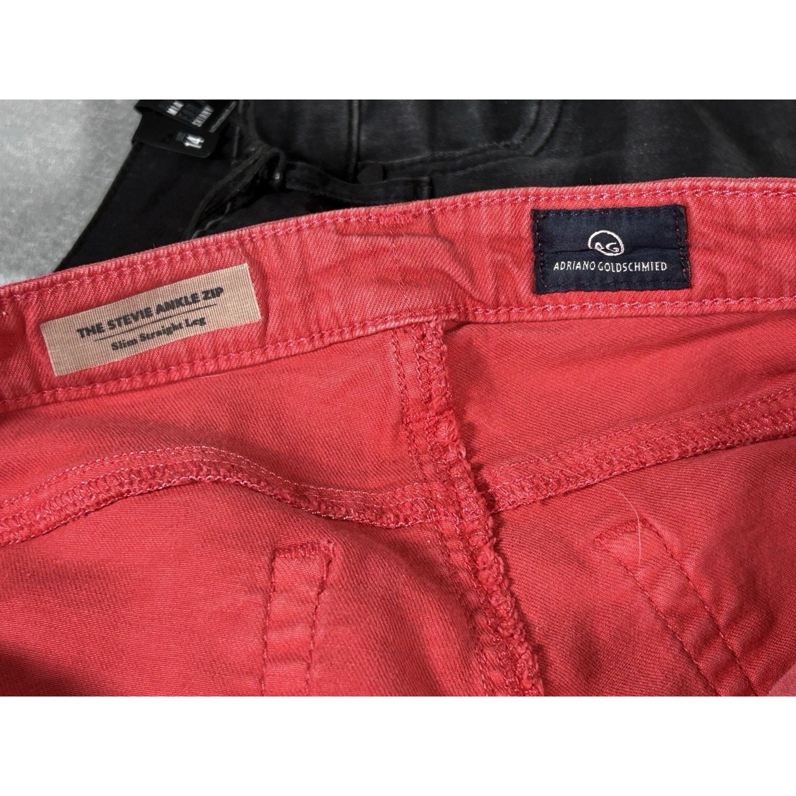 AG Adriano Goldschmied AG Adriano Goldschmied Stevie Ankle Jeans Slim Straight Leg Size 27" / US 4 / IT 40 - 3 Thumbnail