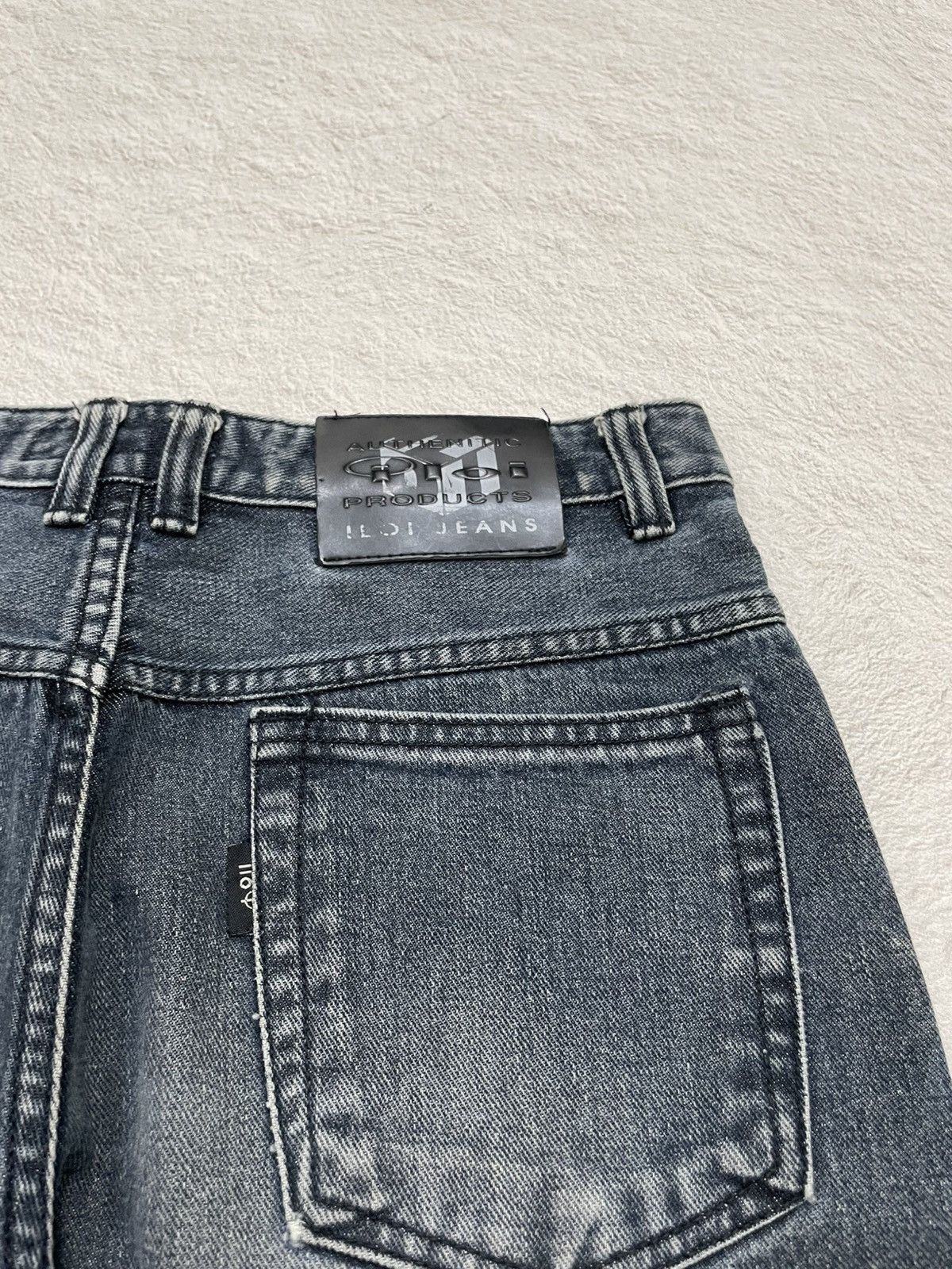 If Six Was Nine 2000s Washed Jeans Fading Denim Distressed Y2k Size 34" / US 12 / IT 48 - 8 Thumbnail