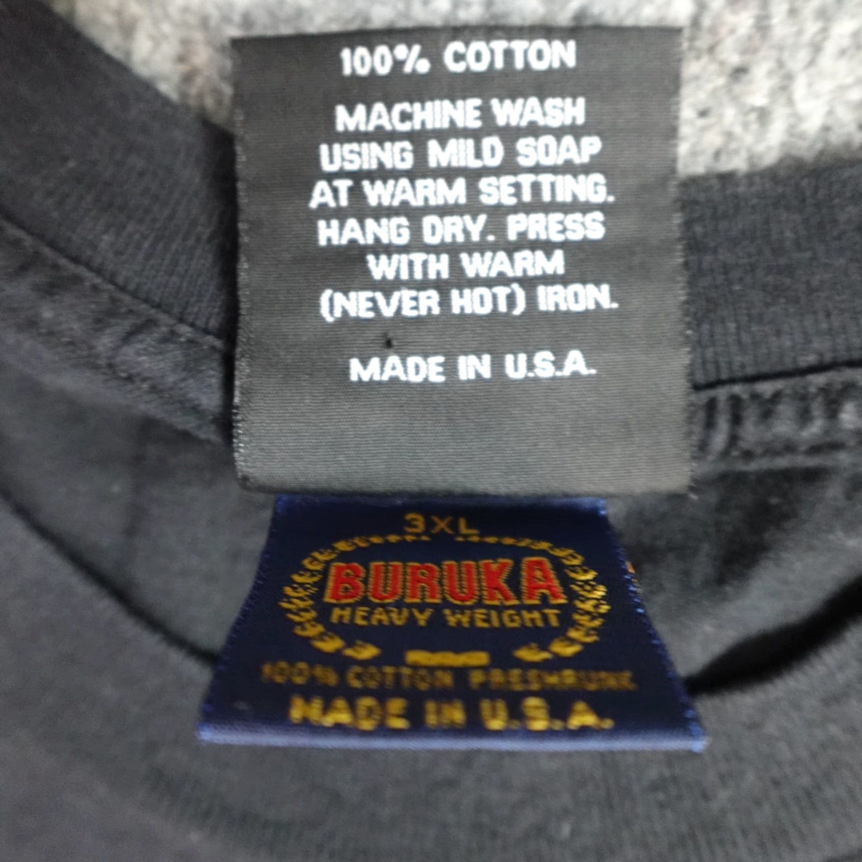 Vintage VINTAGE Rugid Wear Mens T-shirt 3XL Black USA Made T-Shirt Mens Black 3XL Vintage USA Made Cotton Short Sleeve Crew Neck Size US XXL / EU 58 / 5 - 4 Thumbnail