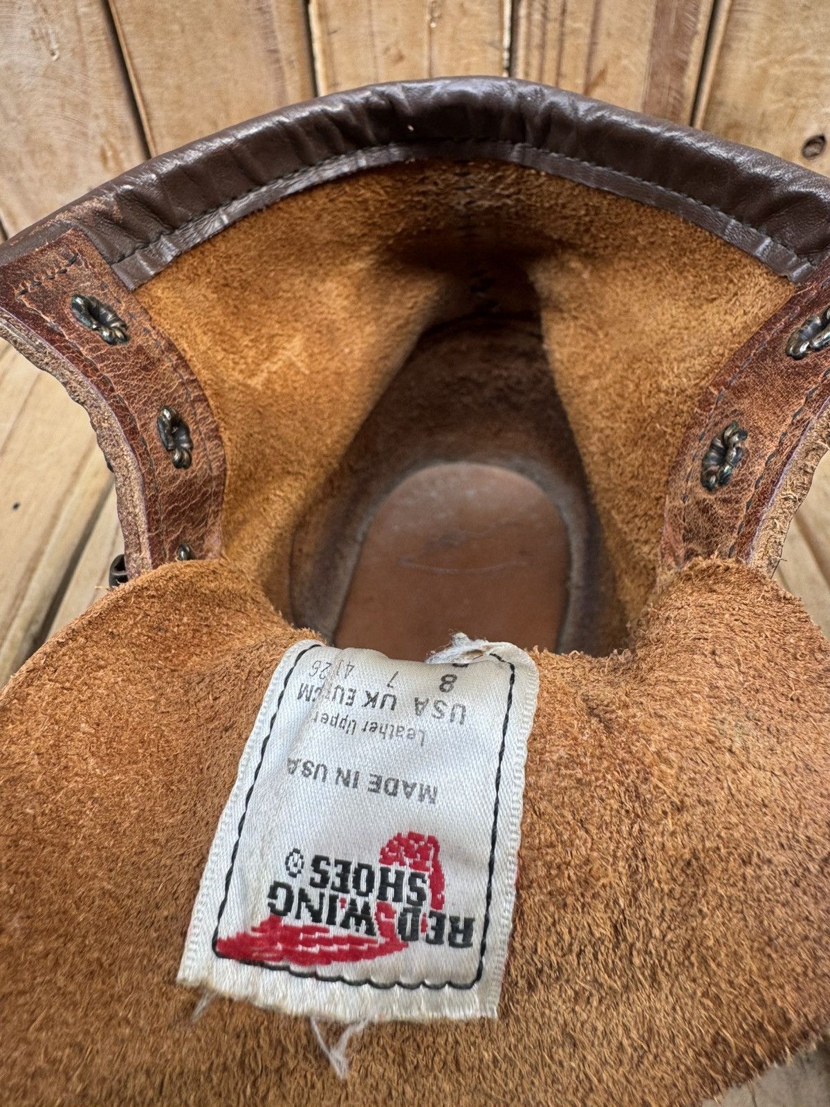 Red Wing Red Wing 2950 Rover Brown Rough and Tough leather boots US 8 Size US 8 / EU 41 - 19 Thumbnail