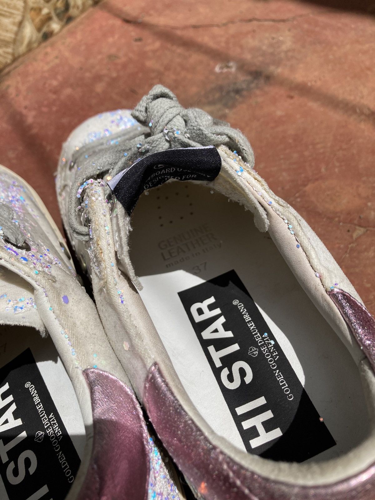 Golden Goose Golden Goose Hi Star Sneakers Size US 7 / IT 37 - 9 Thumbnail