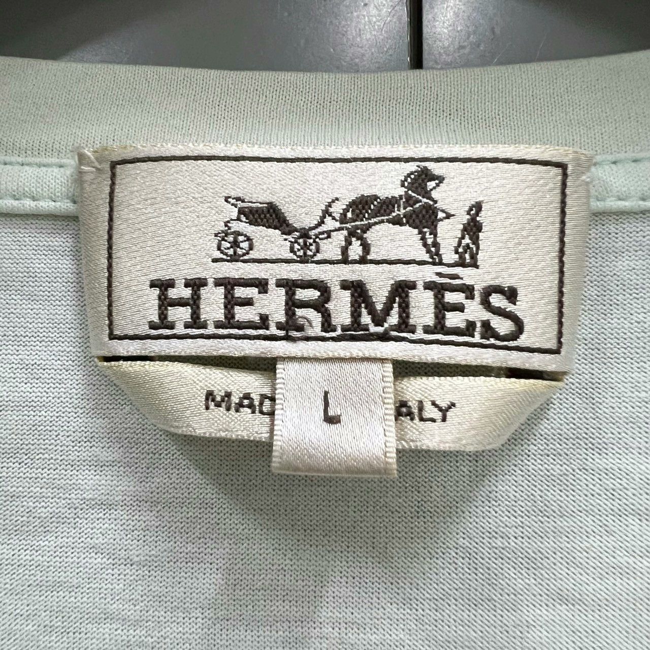 Hermes Hermes Green 3D Print Short Sleeve Size US L / EU 52-54 / 3 - 3 Thumbnail