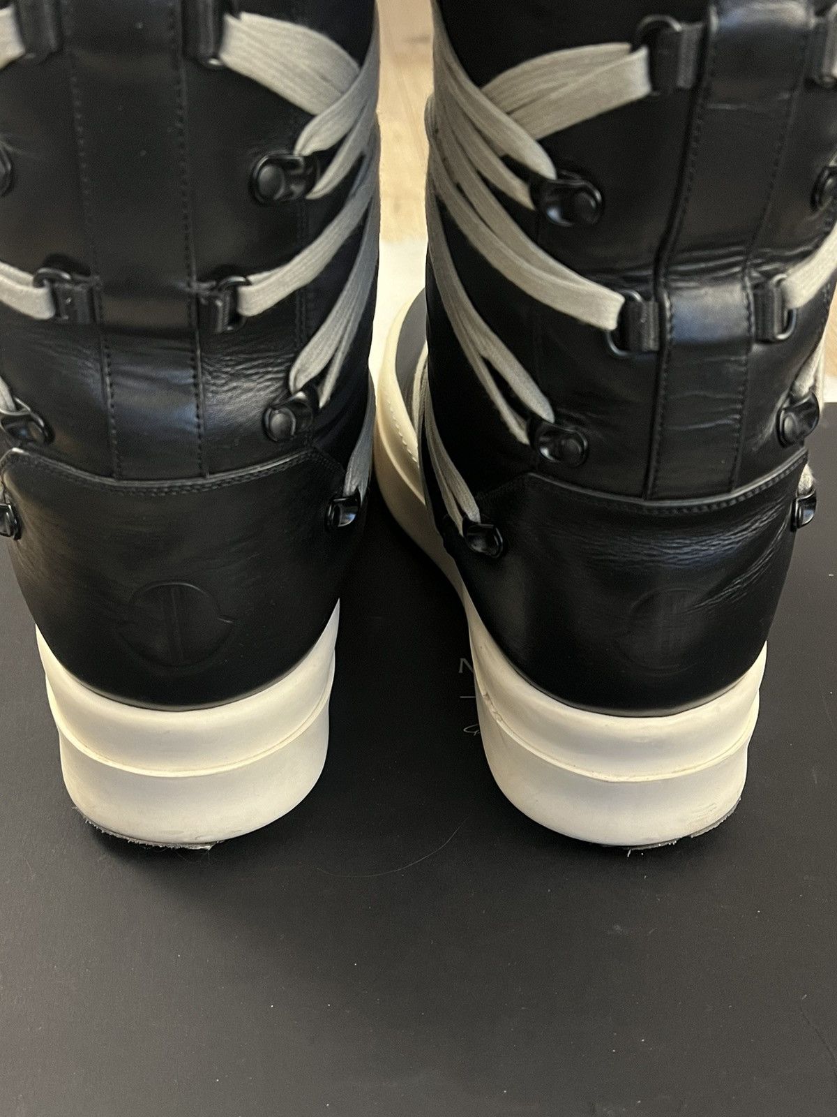 Moncler × Rick Owens 🚨Rick Owens Bigrocks Boot Moncler Black Size US 9 / EU 42 - 6 Thumbnail