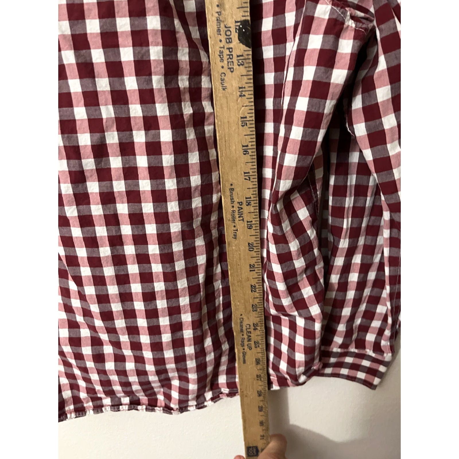 Kenneth Cole Kenneth Cole Reaction Shirt Mens L Red Plaid Long Sleeve Button Up Size US L / EU 52-54 / 3 - 4 Thumbnail