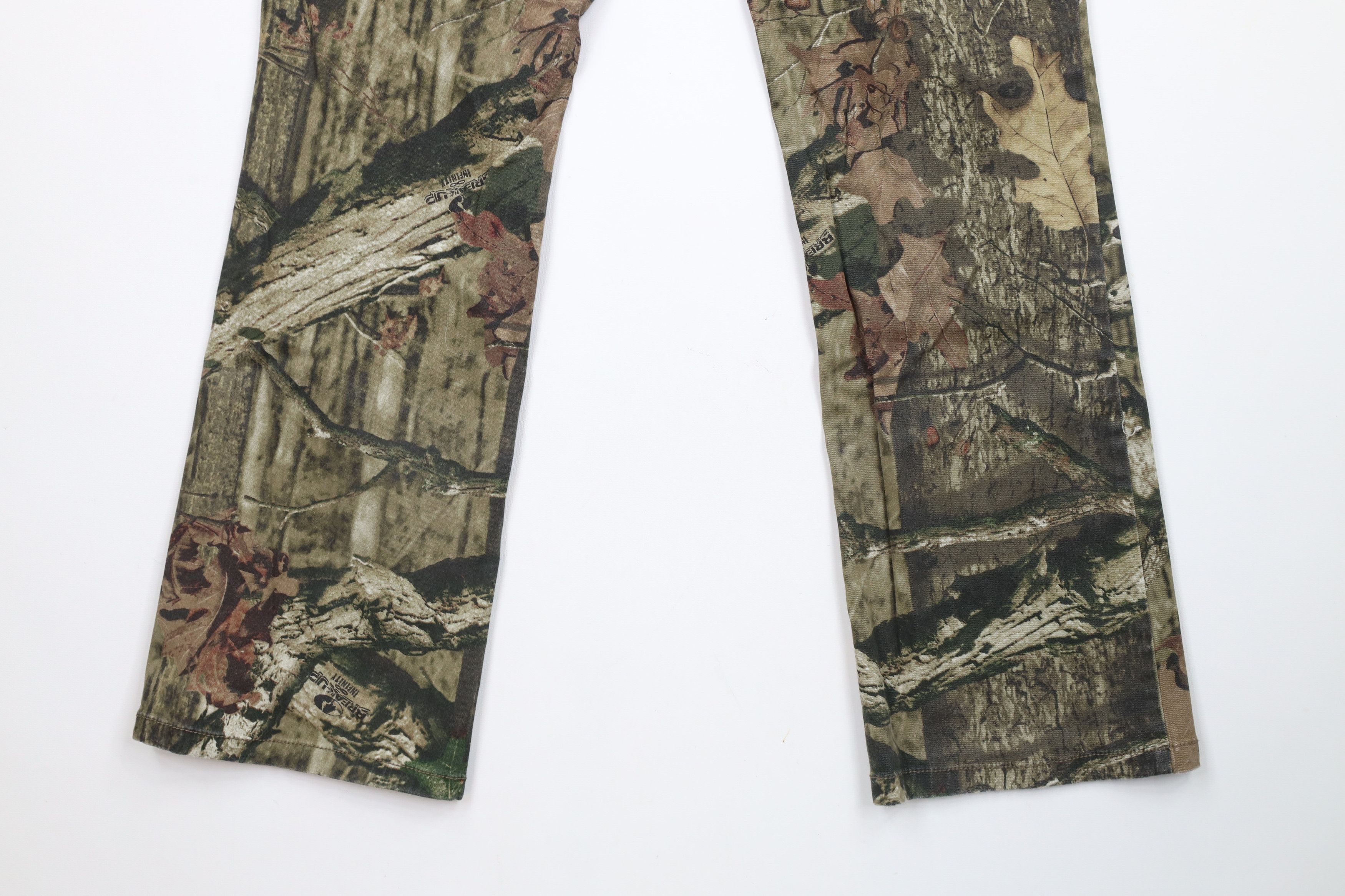 Mossy Oaks × Vintage Vintage Mossy Oak Camouflage Stretch Flared Wide Leg Pants Size 34" / US 12 / IT 48 - 10 Thumbnail