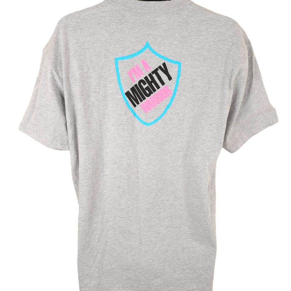 Disney Onward T Shirt Mens XL Gray Disney Pixar Im A Mighty Warrior Size US XL / EU 56 / 4 - 4 Thumbnail