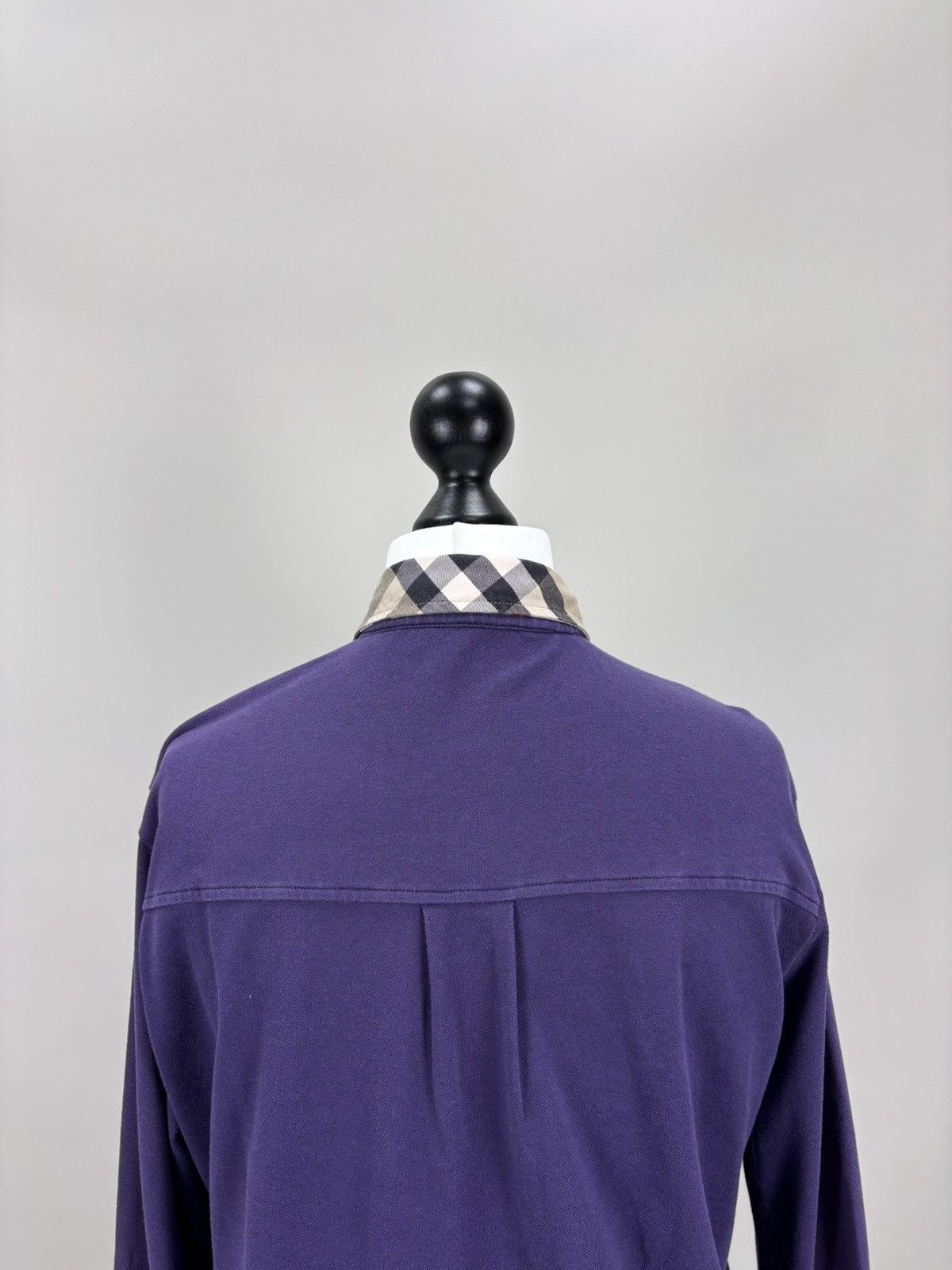 Burberry × Designer Womens long sleeve Burberry London Size M/L Color Purple Size M / US 6-8 / IT 42-44 - 8 Thumbnail