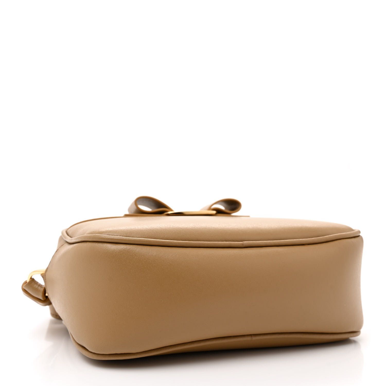 Salvatore Ferragamo o1s1rm1124 Size: OS / Vara Bow Leather Camera Bag in Camel Size ONE SIZE - 3 Thumbnail