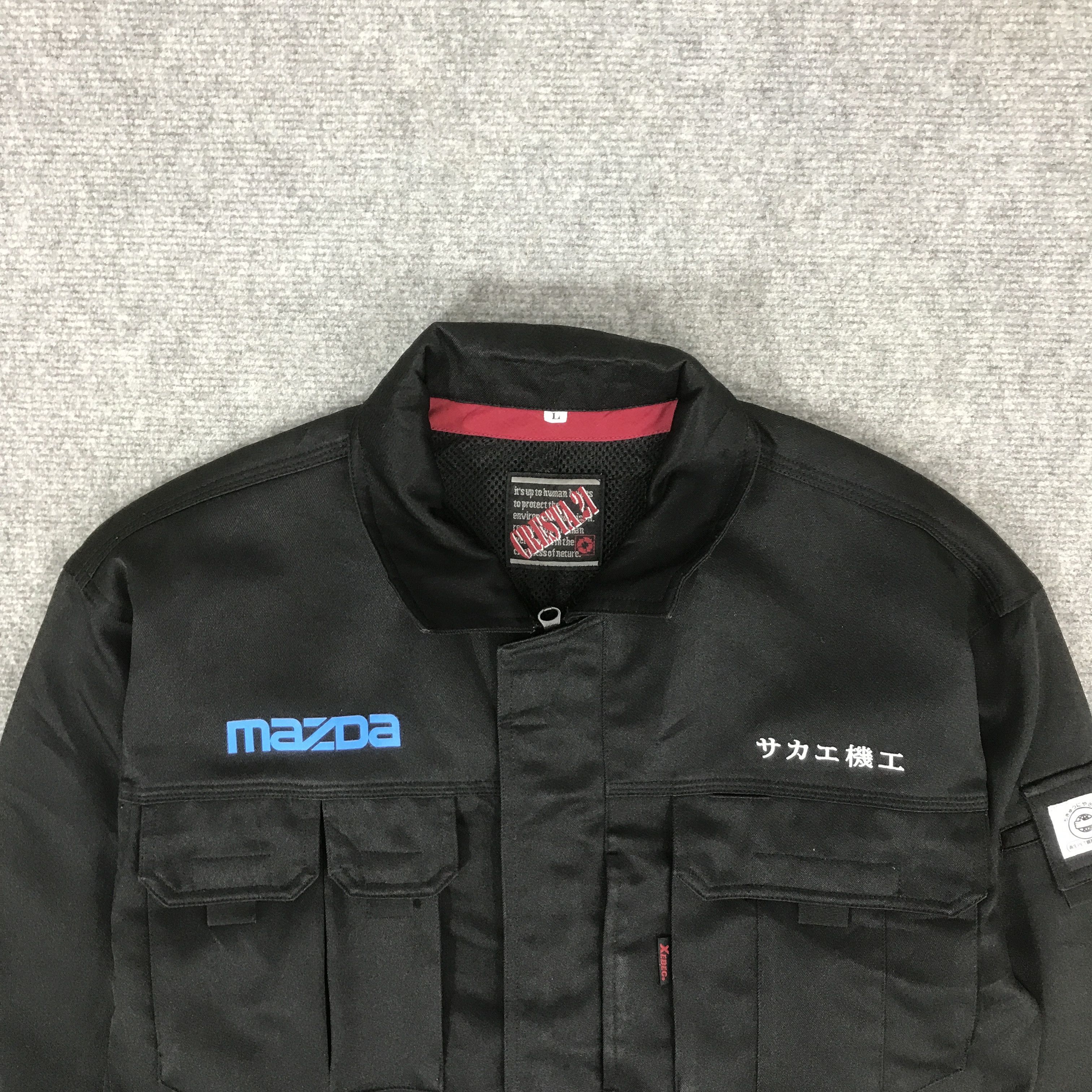 Japanese Brand MAZDA RACING TEAM JAPAN UNIFORM JACKET K72B20 Size US L / EU 52-54 / 3 - 3 Thumbnail