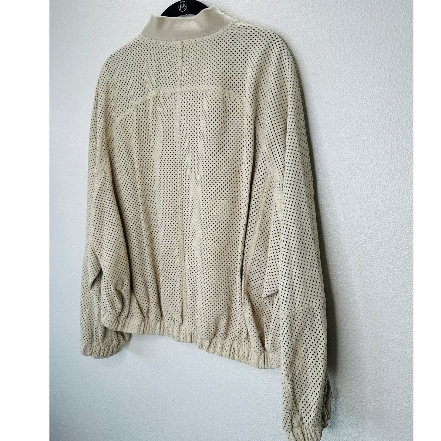 Brunello Cucinelli NWT Brunello Cucinelli Tan Laser Cut Leather Bomber 48 / XL Size XL / US 12-14 / IT 48-50 - 7 Thumbnail