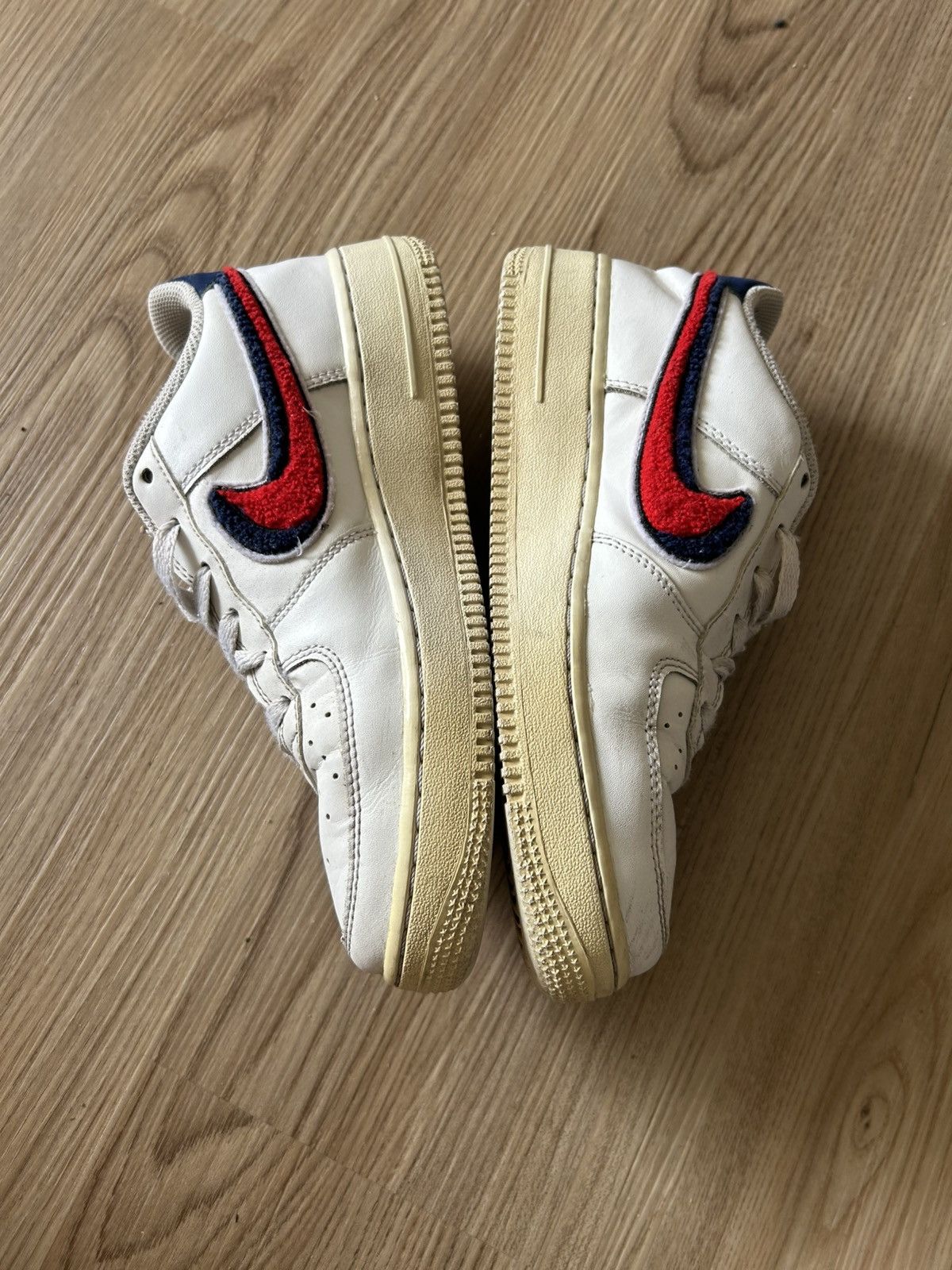 Nike Nike AF1 Chenille White Size US 7.5 / IT 37.5 - 3 Thumbnail