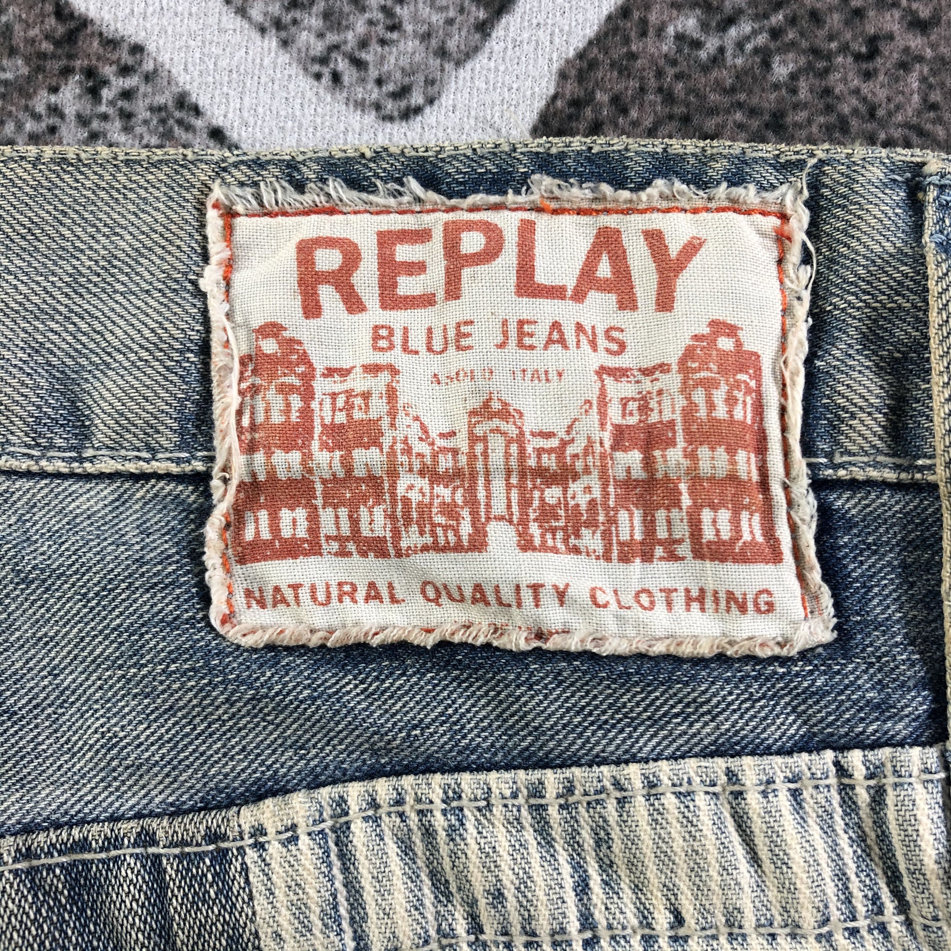 Replay Replay Jeans Patchwork Denim KJ2112 Size US 31 - 5 Thumbnail
