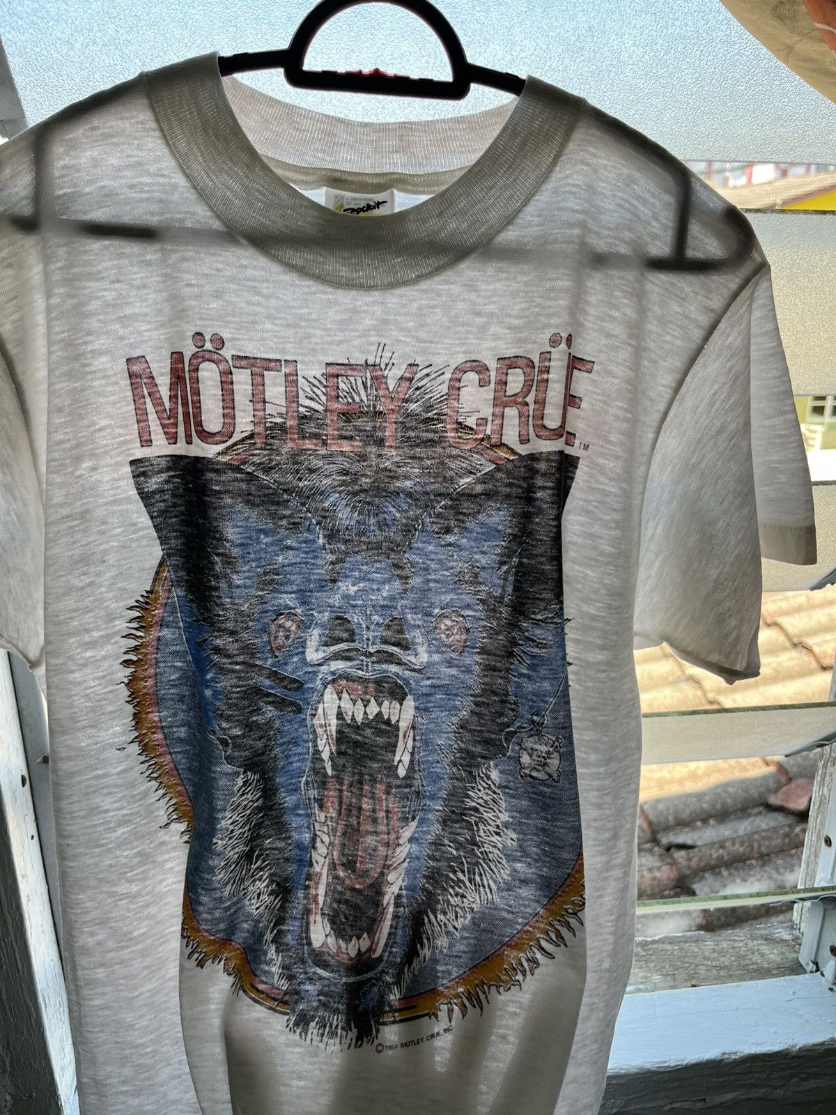 Band Tees × Vintage Motley Crue Vintage 80s Size US S / EU 44-46 / 1 - 11 Thumbnail