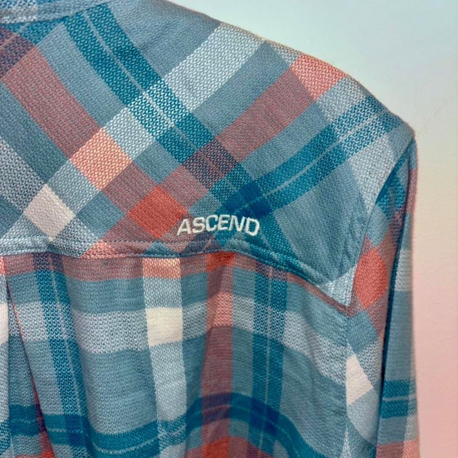 Anthropologie Ascend Women's Flannel Shirt Size L / US 10 / IT 46 - 5 Thumbnail