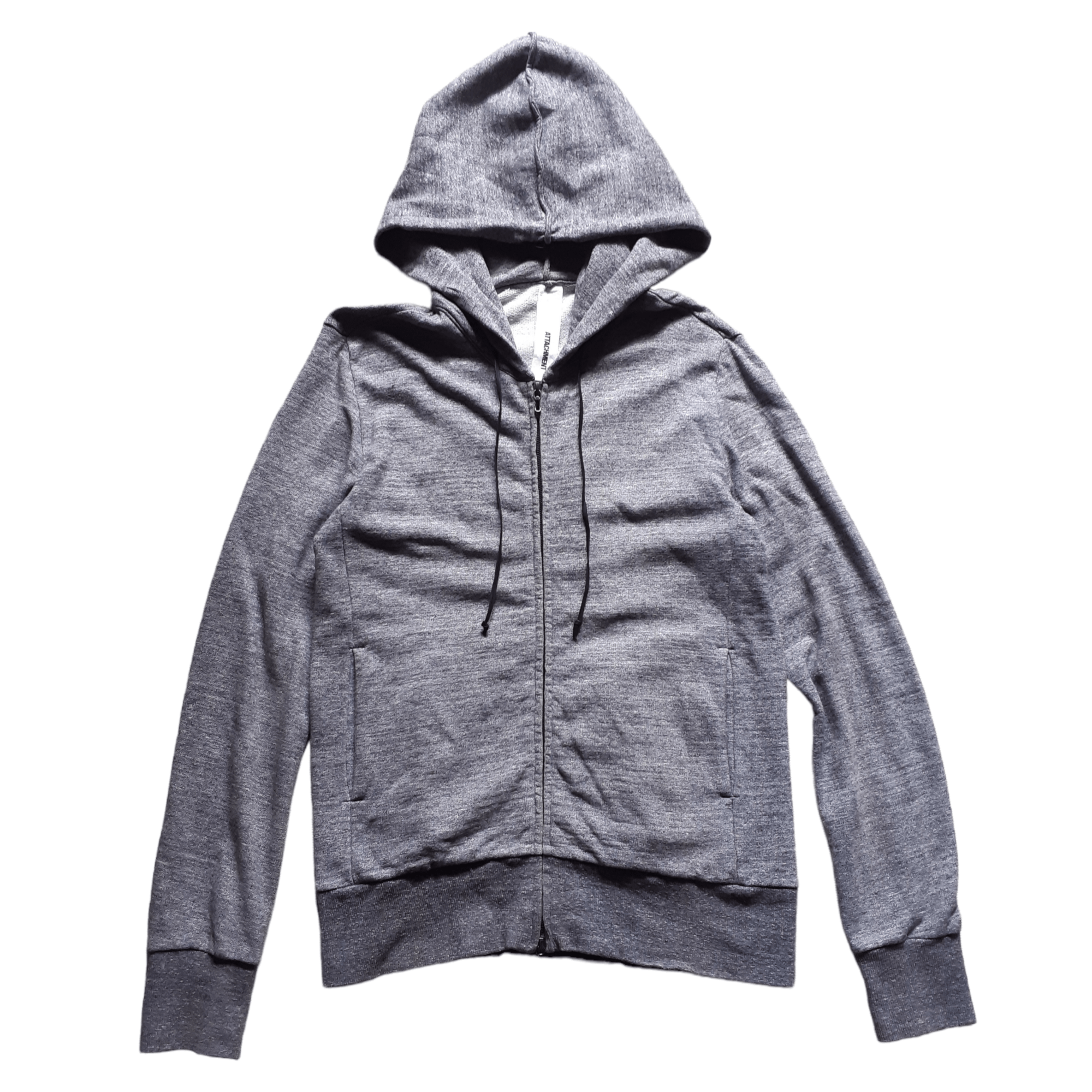 ATTACHMENT Sleeveless Hoodie riri-zip