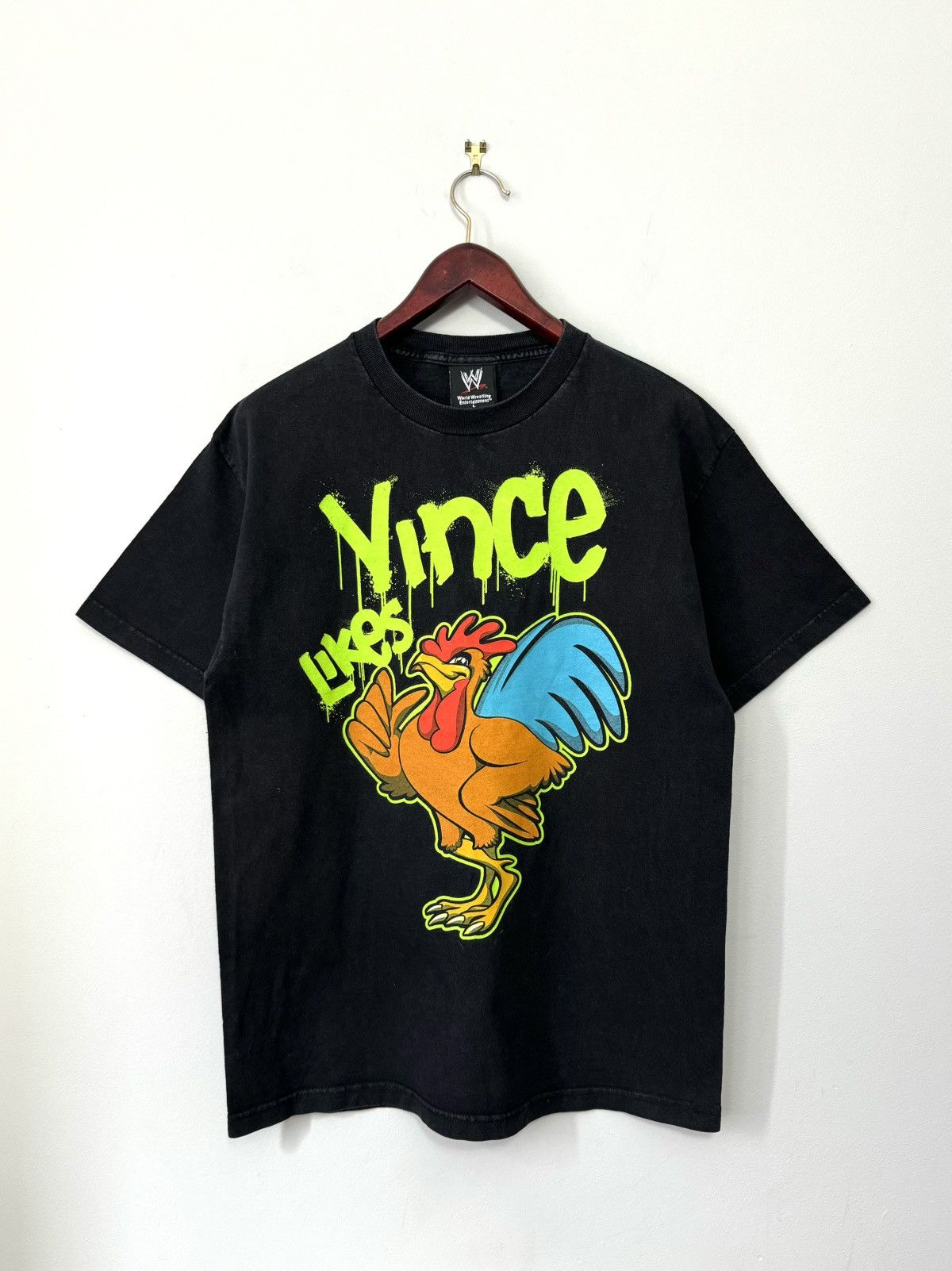Vintage Rare Vintage WWE D-Generation X DX " Vince Likes " T-shirt Size US L / EU 52-54 / 3 - 1 Thumbnail