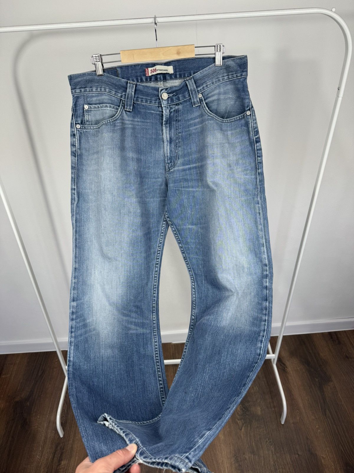 Levi's Levi’s 506 Standard Men’s Jeans W36 Faded Blue Denim Pants Size US 36 / EU 52 - 13 Thumbnail