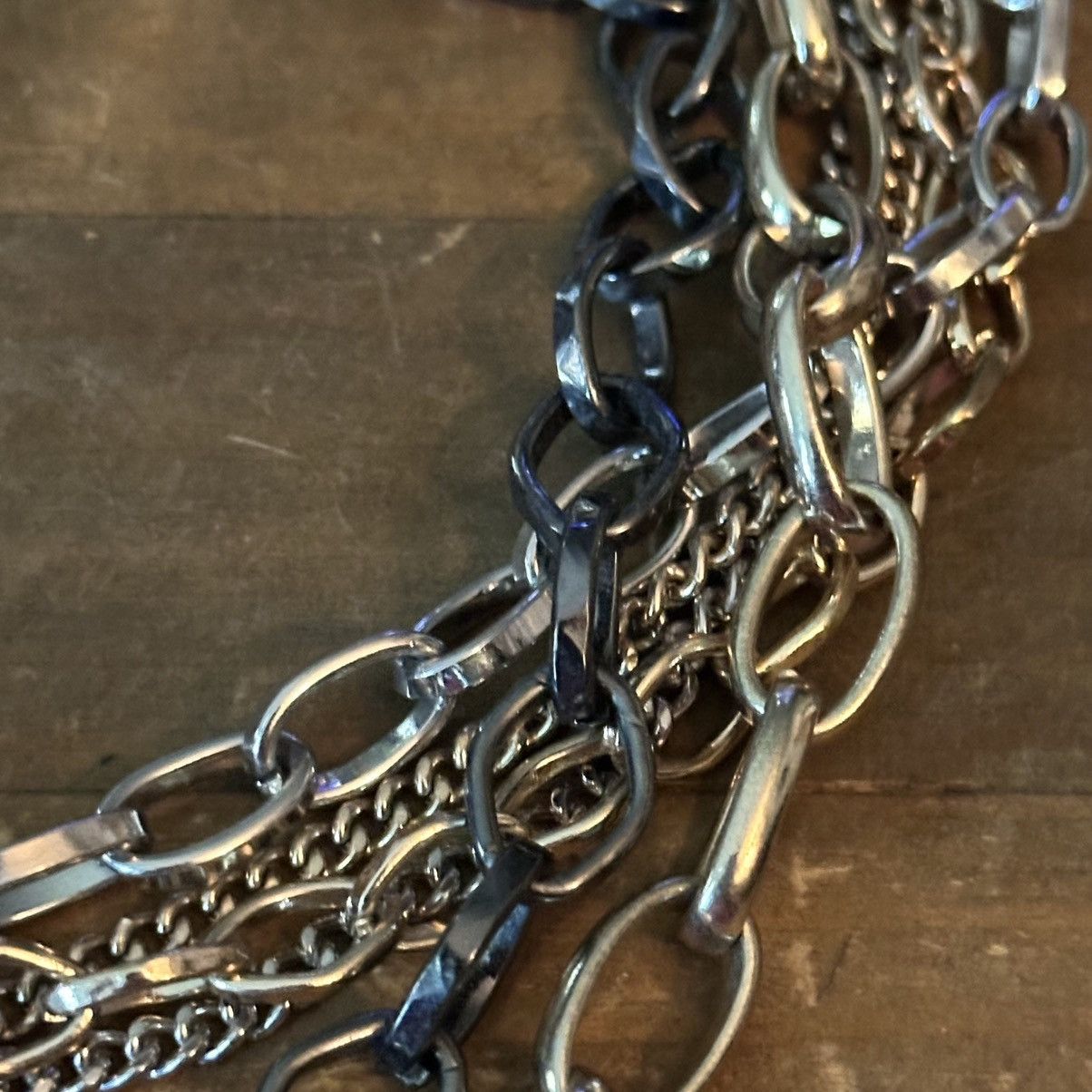Other Chunky tricolor multi chain necklace Size ONE SIZE - 3 Thumbnail