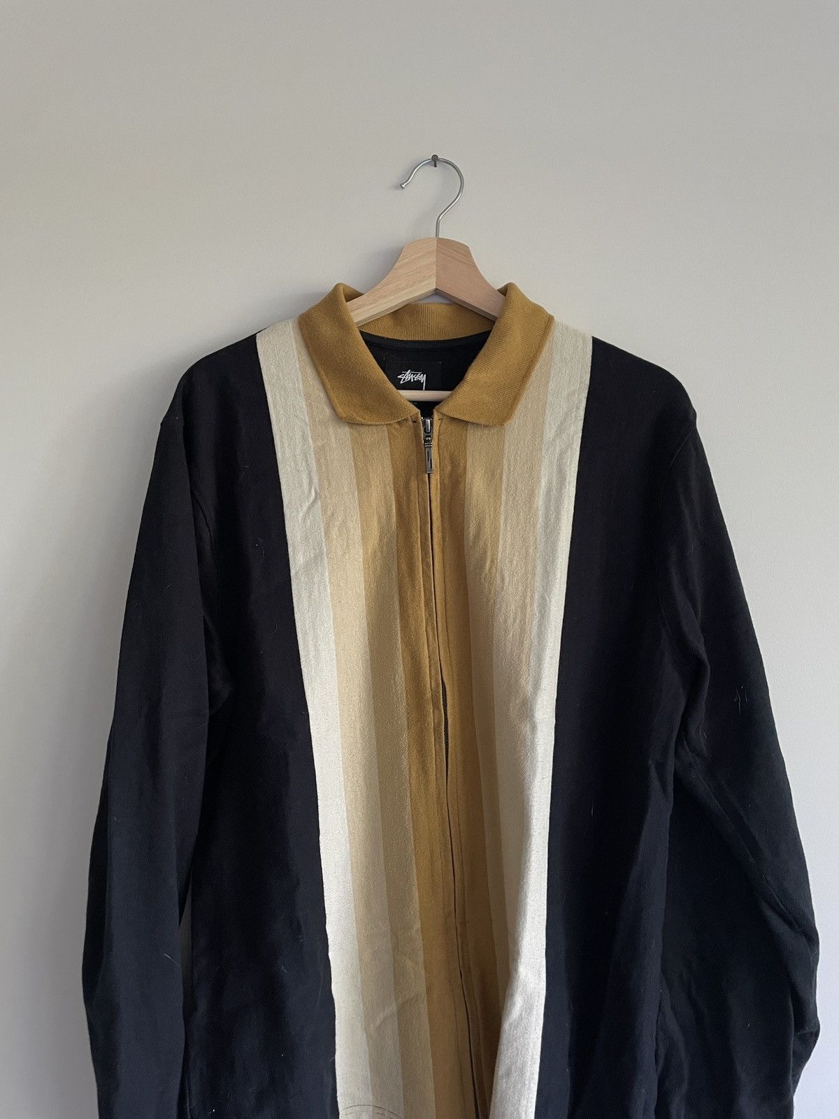 Stussy Men's Long Sleeve Polo Sweatshirt