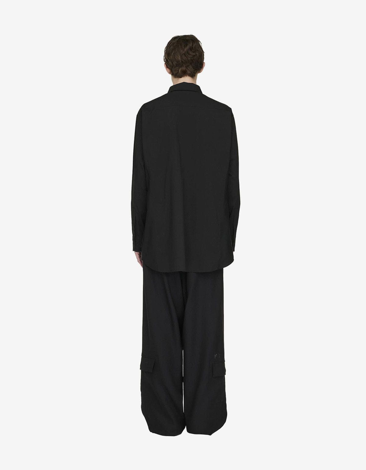 Y-3 Y-3 Black Sporty Cotton Shirt Size US S / EU 44-46 / 1 - 7 Thumbnail