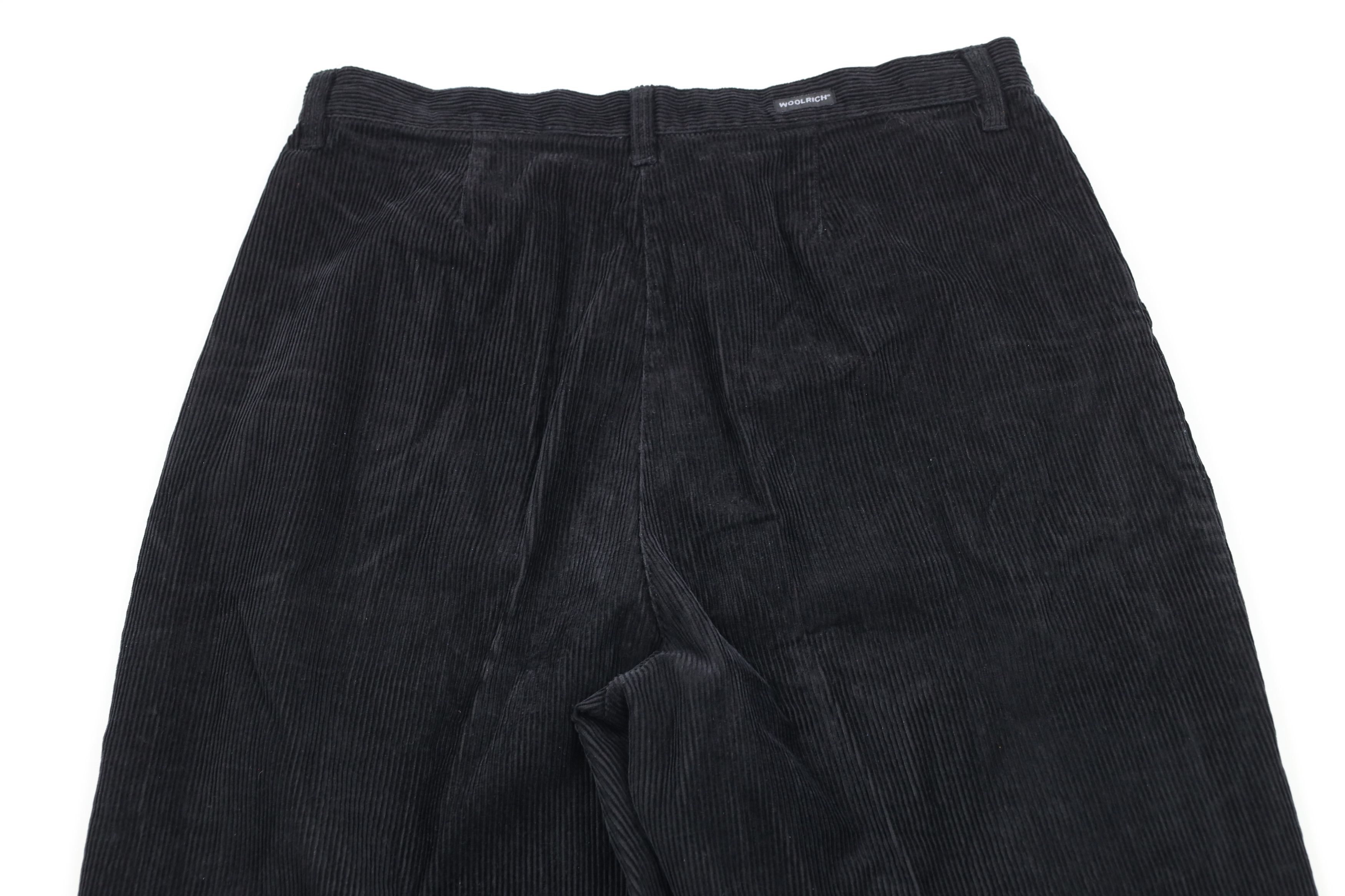 Vintage × Woolrich Woolen Mills Vintage 90s Woolrich Tapered Leg Corduroy Chino Pants Black Size 36" / US 14 / IT 50 - 9 Thumbnail