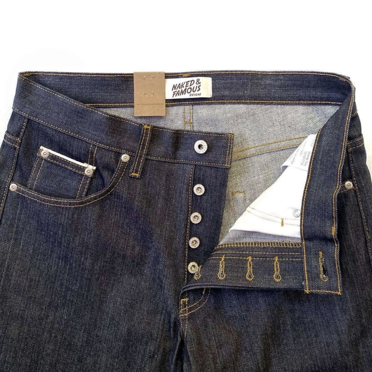 Naked & Famous Naked & Famous Left Hand Twill Strong Guy Size US 29 - 4 Thumbnail