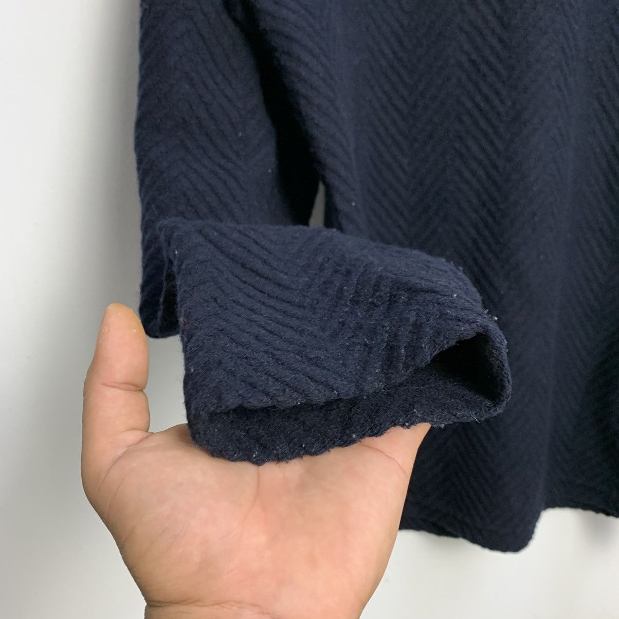 Versace Jeans Couture Vintage 90s Versace wool knitwear turtleneck sweater Size L / US 10 / IT 46 - 11 Thumbnail