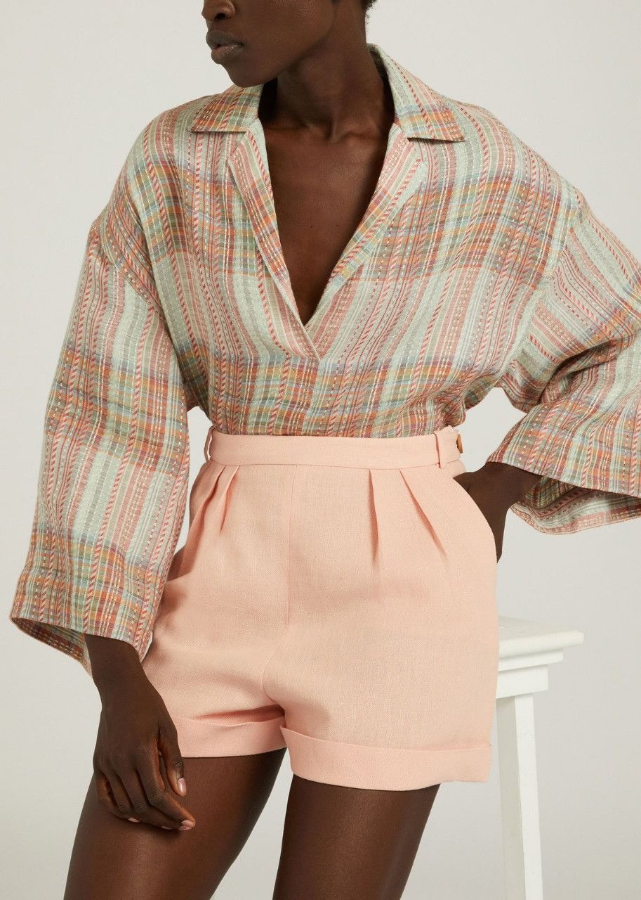 Loro Piana o1srvl11e0424 Shorts in Pink Size 36" / US 14 / IT 50 - 2 Thumbnail
