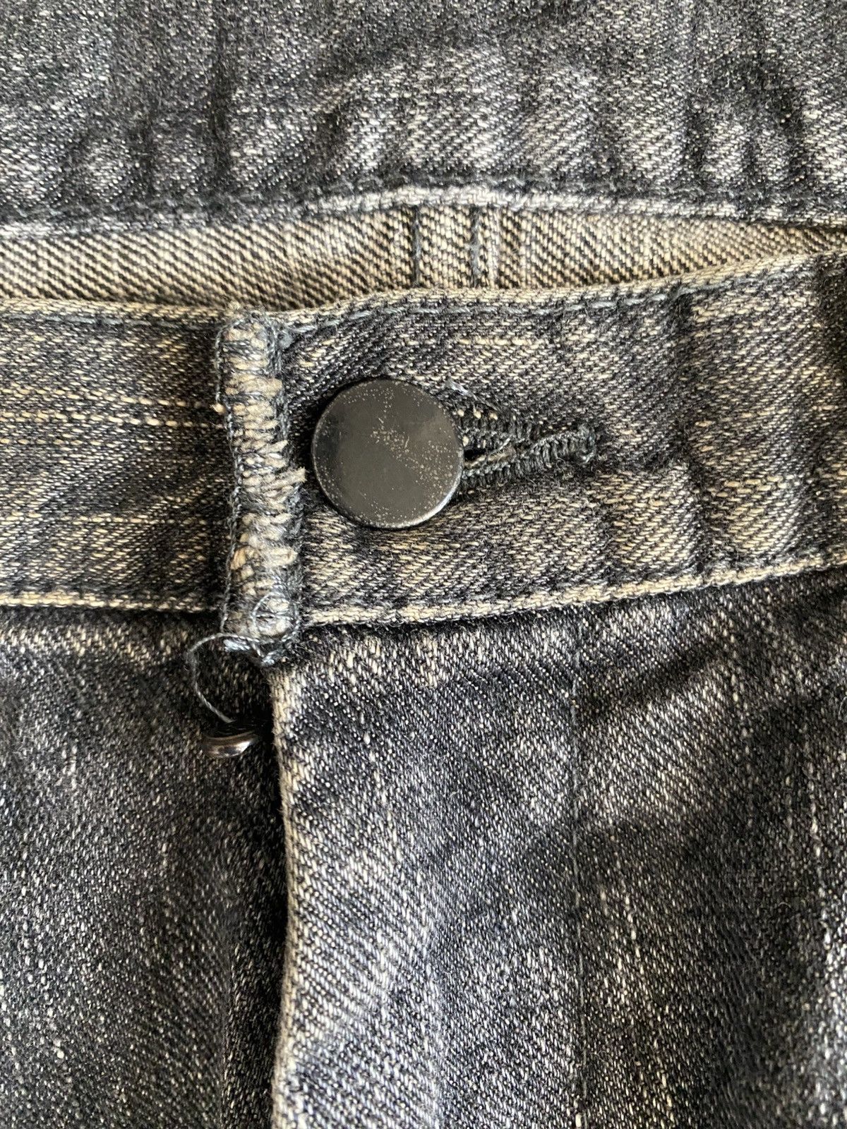 Number (N)ine Number (N)ine AW04 Patch Distressed Denim Size US 33 - 6 Thumbnail