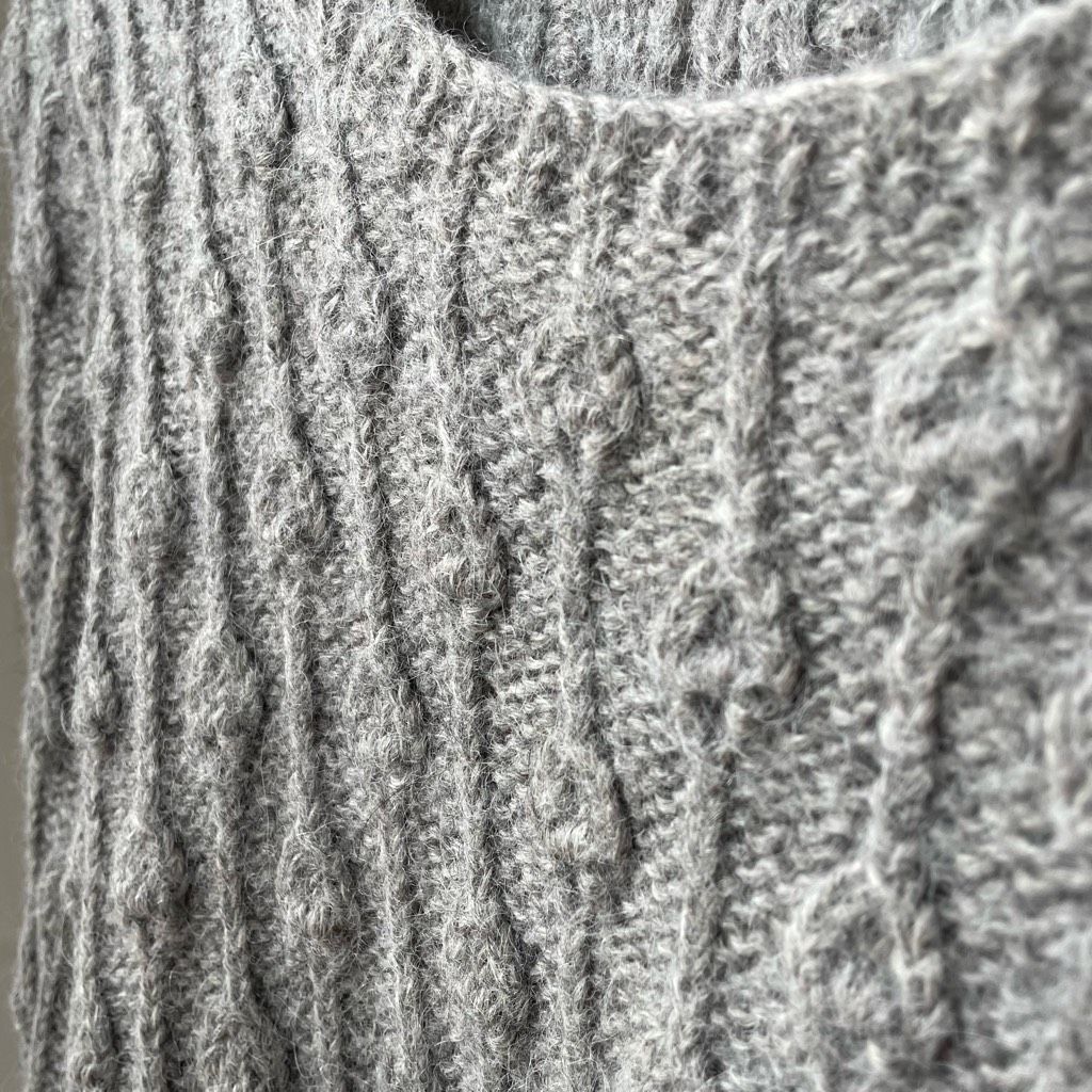 Other Vintage Olivia Paul 100% Alpaca Made in England Texture Knit Size L / US 10 / IT 46 - 3 Thumbnail