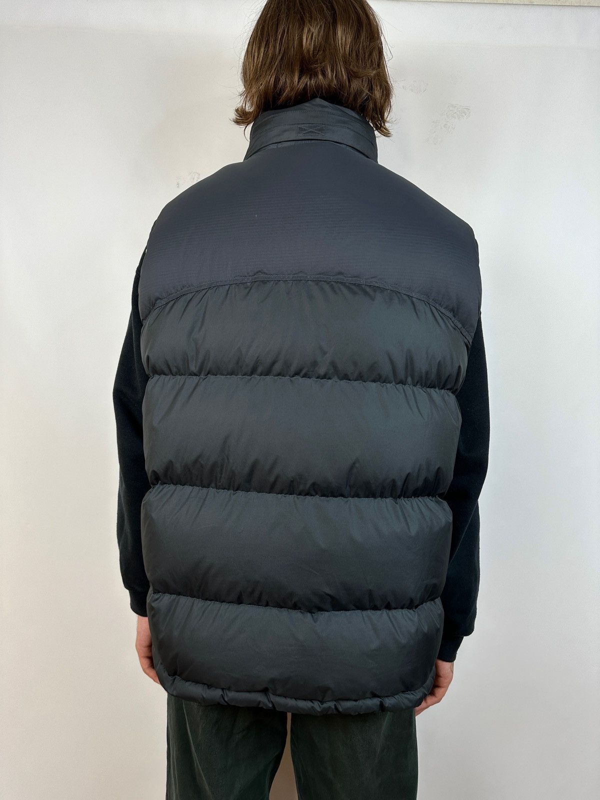 Nike 00s Vintage Nike Grey Down Puffer Vest Size US XL / EU 56 / 4 - 4 Thumbnail