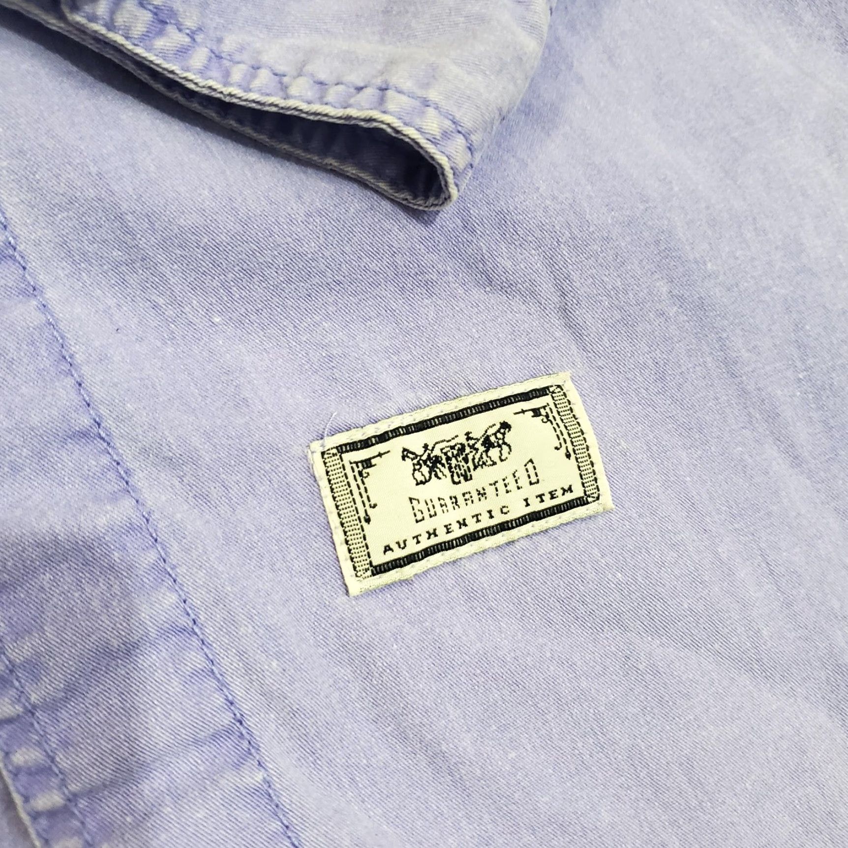 Levi's VINTAGE Levi's Shirt Mens M Purple Long Sleeve Snap Button Workwear 90s Size US M / EU 48-50 / 2 - 5 Thumbnail