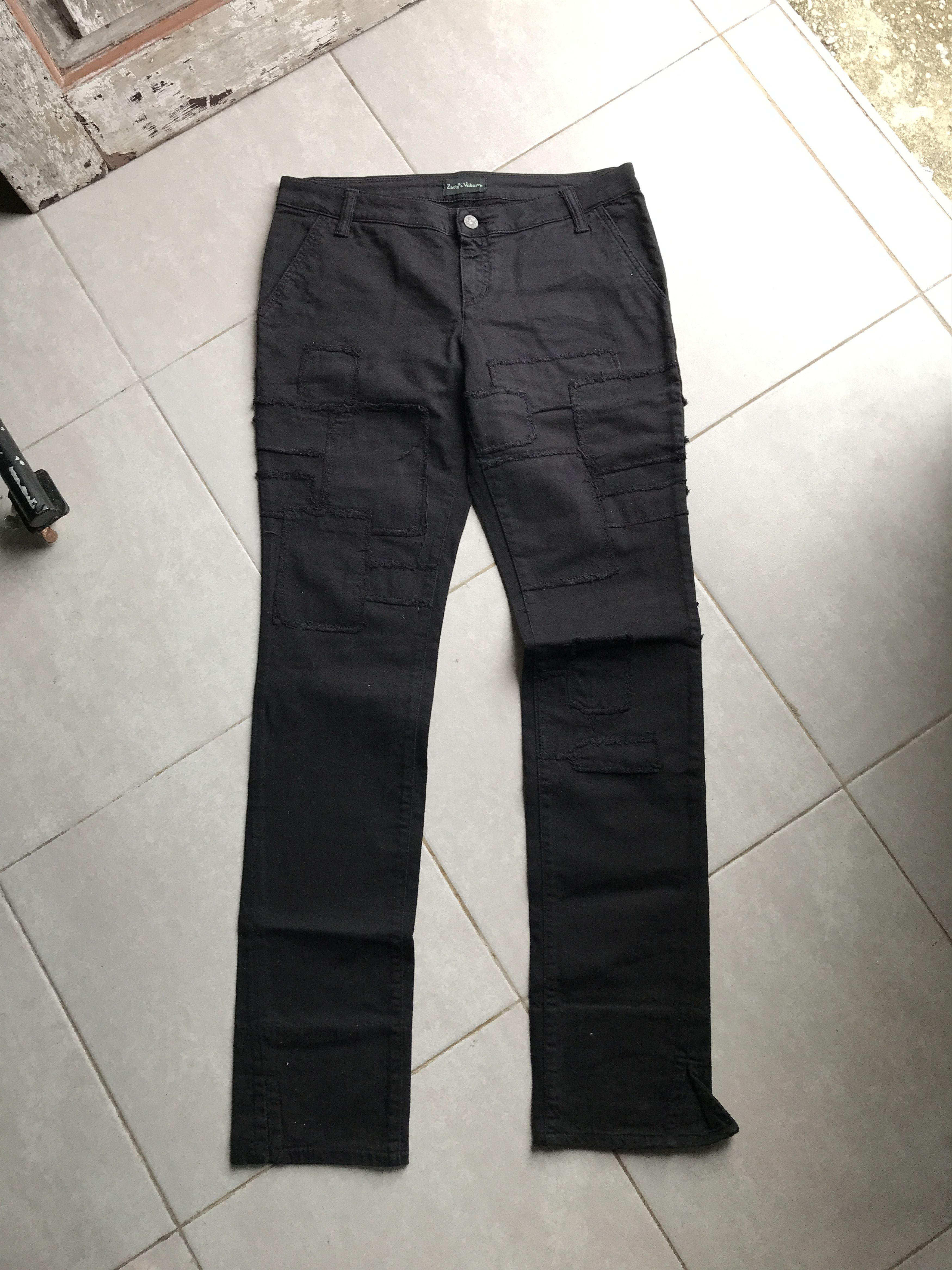 Japanese Brand Zadig & voltair patchwork jeans Size US 32 / EU 48 - 2 Thumbnail