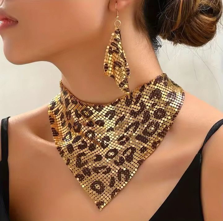 Japanese Brand Elegant necklace and dangle earring Size ONE SIZE - 1 Thumbnail