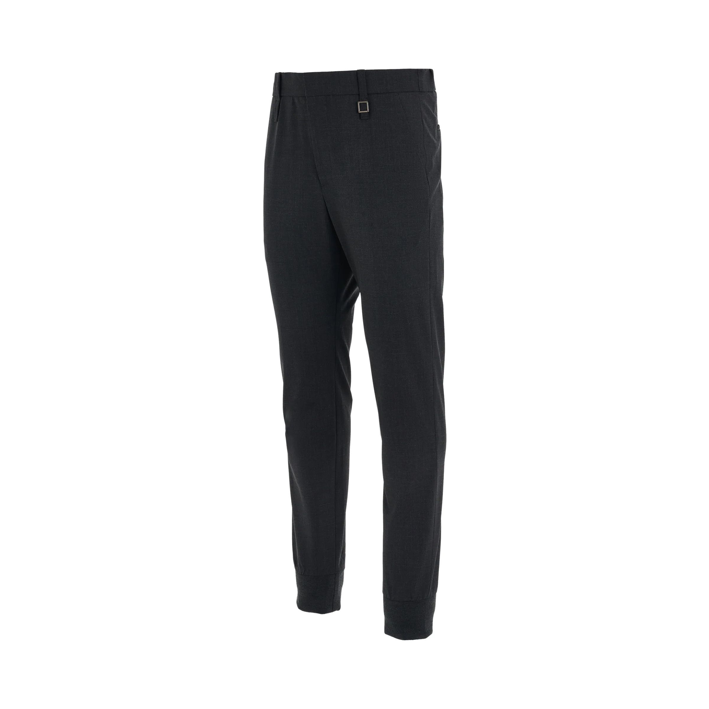 Wooyoungmi o1mris0824 Cuff Suit Pants in Black Size US 36 / EU 52 - 2 Thumbnail