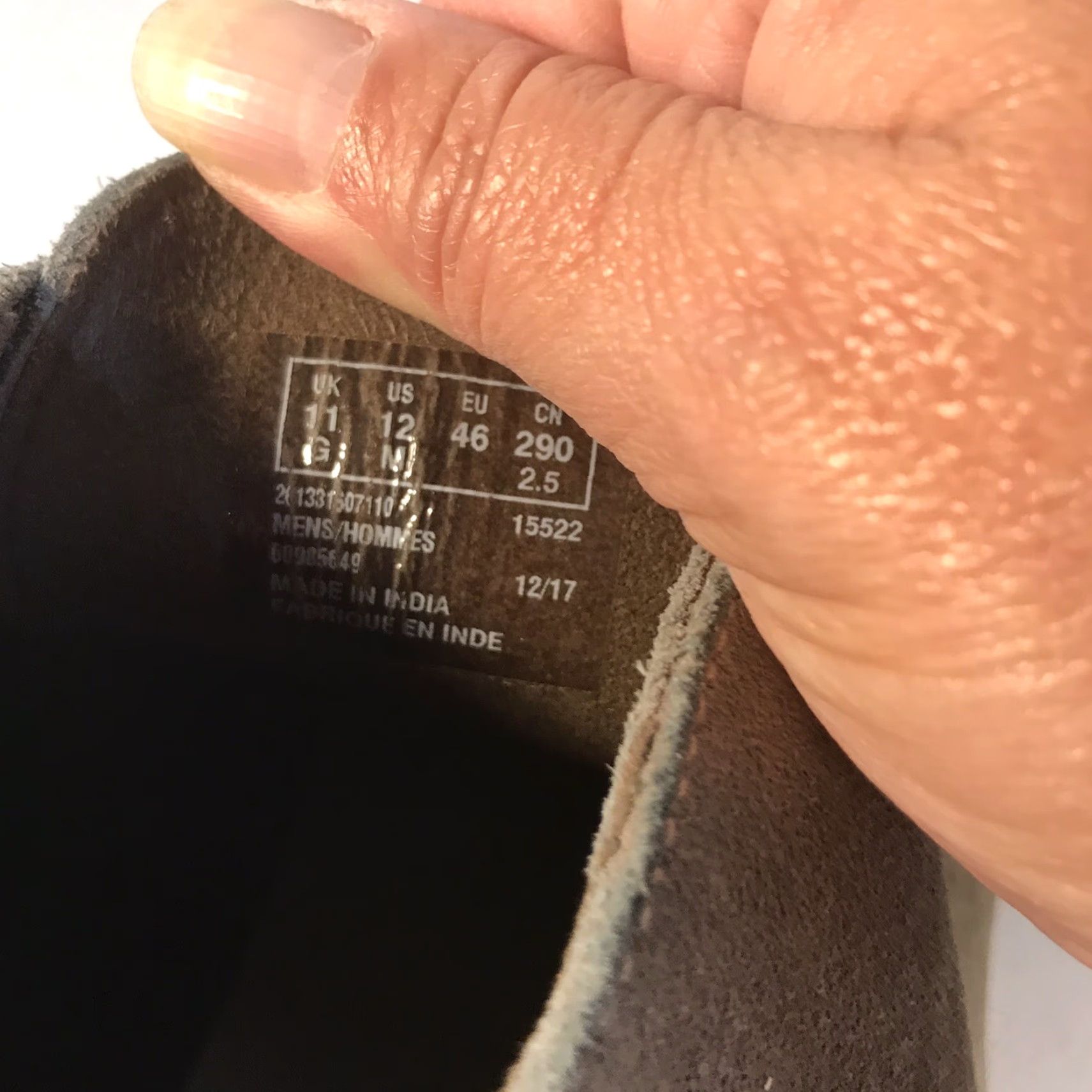 Clarks Clarks Gray Suede Chukka Boots Mens Size 12M Lace Up Comfort Size US 12 / EU 45 - 6 Thumbnail