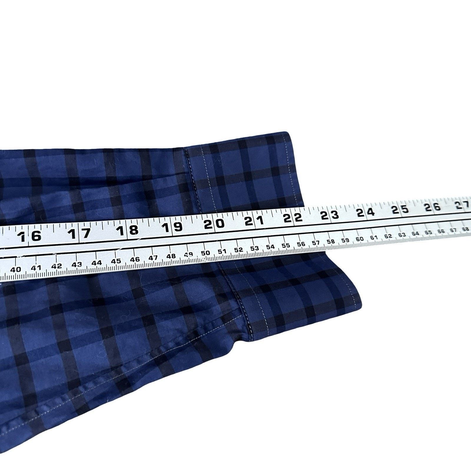 Etro Etro Shirt Men 42 Blue Checkered Cotton Long Sleeve Classic Size US L / EU 52-54 / 3 - 8 Thumbnail