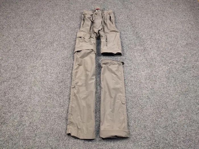 The North Face Vintage 90's The North Face Cargo Beige Track Pants x Shorts Size US 34 / EU 50 - 2 Thumbnail